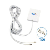 Antena 4G de 28 dBi con conector macho TS9 para enrutador 4G LTE FDD/TDD, conector macho TS9